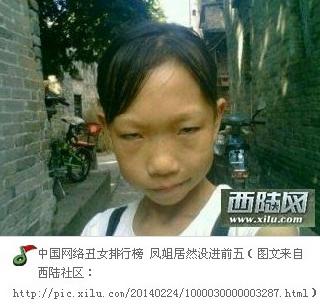 中国网络丑女 真的一个比一个丑(1)