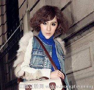 <em>大圆脸</em>女生烫<em>什么发型最好看</em>(5)