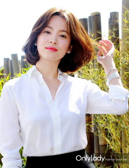 韩式齐肩短发 胖脸方脸都适合(2)