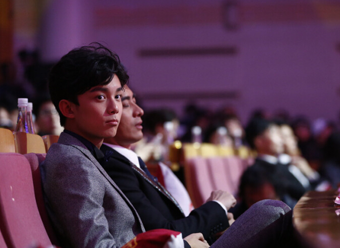 2015国剧盛典众星台下百态 胡歌霍建华有爱小