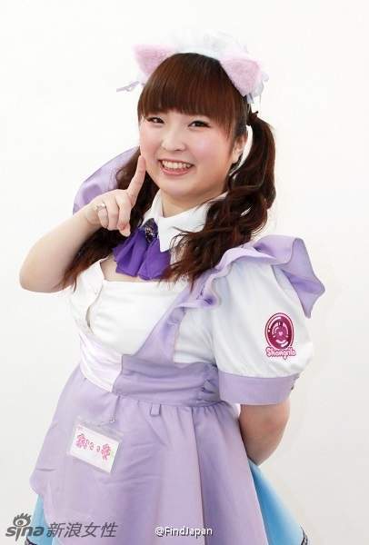 日本"肉肉女仆"咖啡厅开业 重量级女孩吸睛