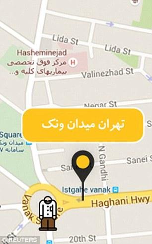 伊朗年轻人开发APP在谷歌地图上标注道德警