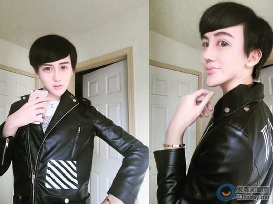  蛇精男自称 日俄 混血  窃喜:我像芭比娃娃