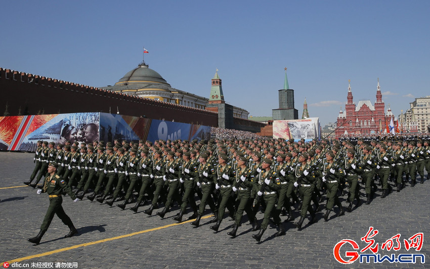 俄罗斯举行胜利日阅兵式 纪念二战胜利71周年