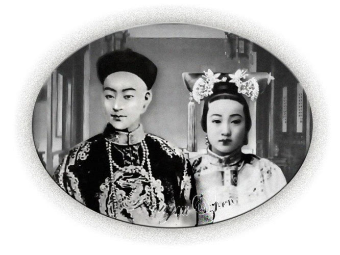 皇后叶赫那拉氏与光绪皇帝的婚姻,完全是政治婚姻.