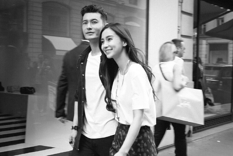  Baby 晒照 撞脸黄晓明  网友:一起久了真越来越像