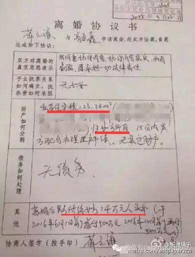 最简单的离婚协议书_2016简单的离婚协议书格式