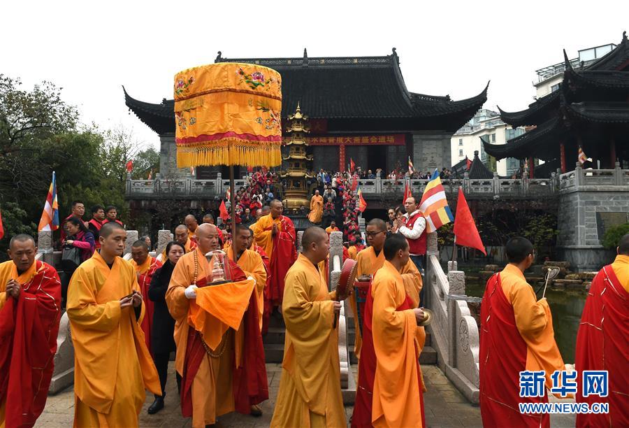 南京毗卢寺迎请诸圣舍利