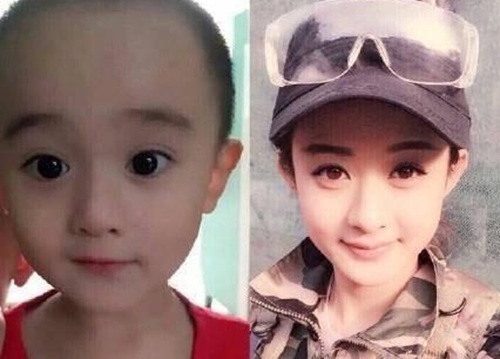 长的赵丽颖的小baby