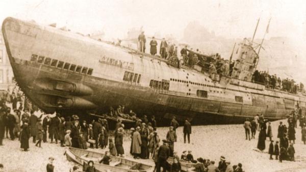 潜水员在比利时沿海发现珍贵的完整版一战德国