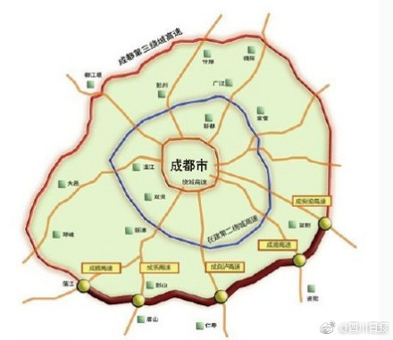 成都第三绕城高速公路简阳至蒲江段28日开通运营图片
