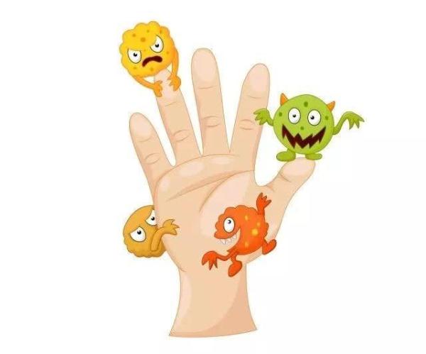 据了解    以下5类儿童高发疾病都和手上携带的细菌和病毒有关!