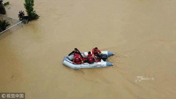 广西多地遭强降雨袭击 7万余人受灾