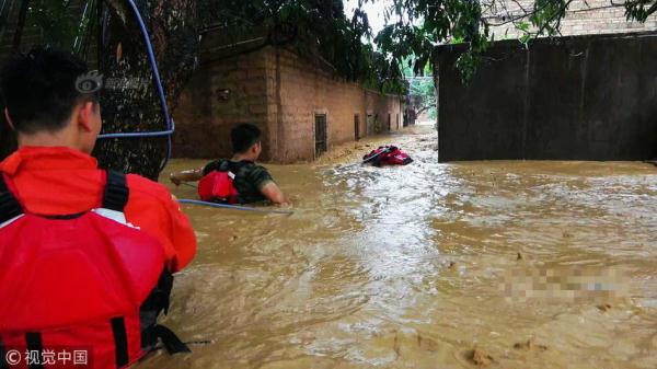 广西多地遭强降雨袭击 7万余人受灾