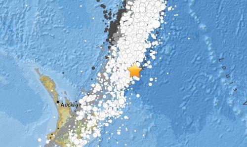 新西兰克马德克群岛附近6.2级地震 震源深度10公里