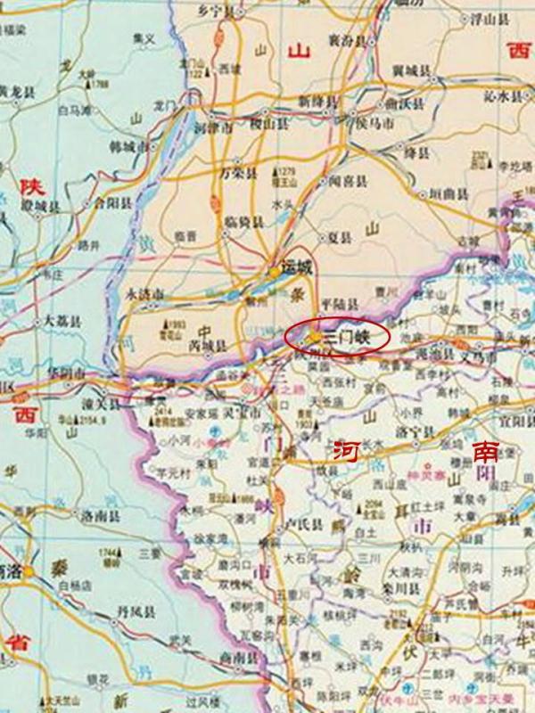 汉中在陕西省的地图图片