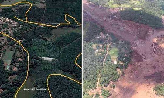 巴西矿坝坍塌引发泥石流 已致7人死亡150人失踪