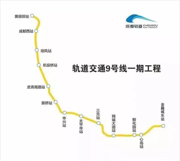 成都地铁明年开通路线