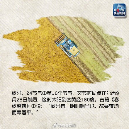 今日秋分，正式入秋！