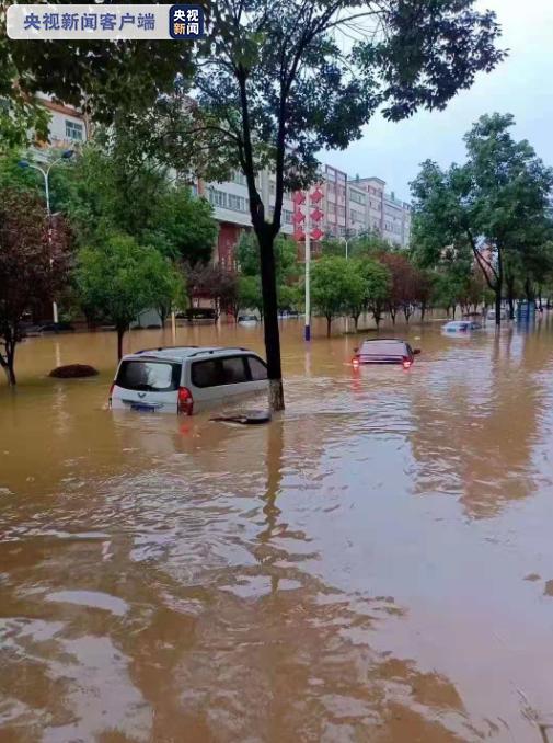 河南发布暴雨红色预警,陕西6条河流现超警洪水