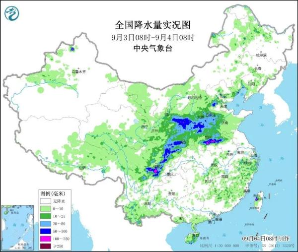 川陕黄淮雨水不断 中国气象局提升应急响应至三级