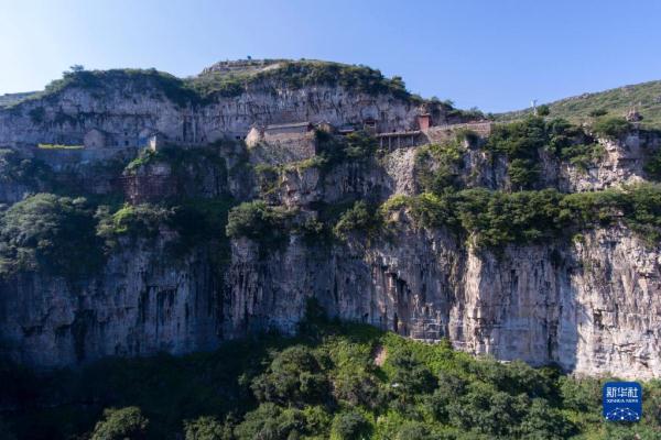 詹彦 摄 这是在平顺县玉峡关镇拍摄的太行山风光(无人机照片,9月8日