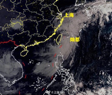 台风"灿都"预计明天白天登陆或擦过浙江东北部!