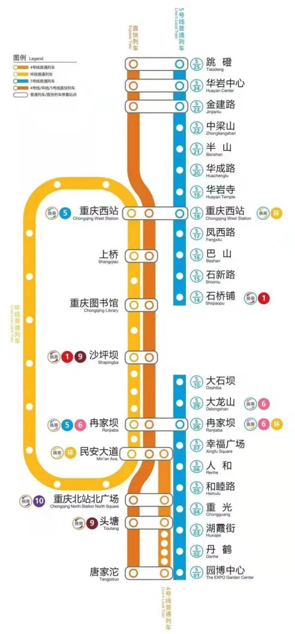 唐家沱至跳磴一小时内直达,重庆轨道交通三线互联互通28日上线