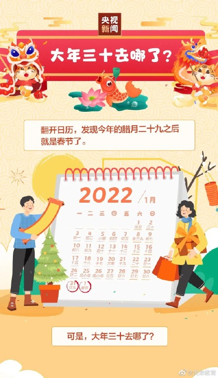 2022没有大年三十都是月亮惹的祸