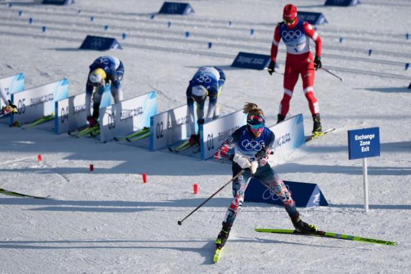 北京冬奥会越野滑雪女子双追逐比赛赛况