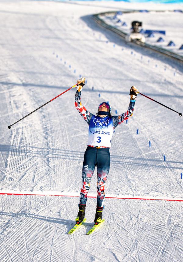 北京冬奥会越野滑雪女子双追逐比赛赛况