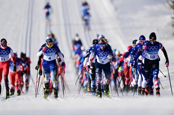 北京冬奥会越野滑雪女子双追逐比赛赛况