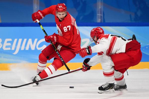 北京冬奥会冰球男子四分之一决赛俄罗斯奥委会队胜丹麦队