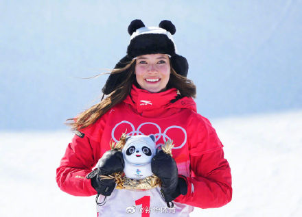 北京冬奥会第八金谷爱凌自由式滑雪女子u型场地技巧强势夺冠