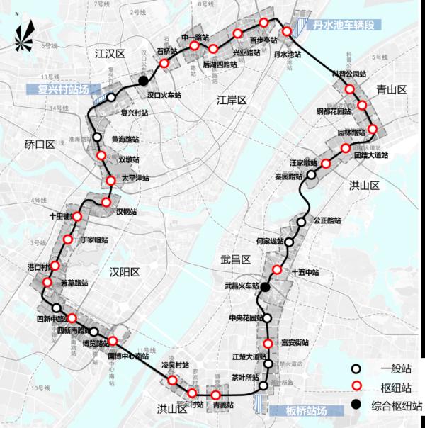 武汉首条地铁环线12号线迎来新进展