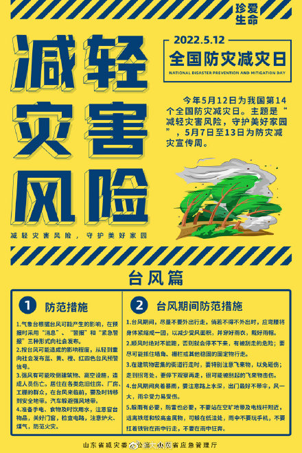 全国防灾减灾日丨快来学习防灾减灾小知识