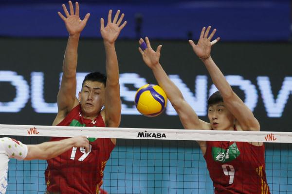 世界男排联赛中国队负于斯洛文尼亚队