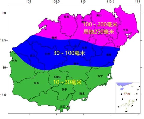 台风四级预警马鞍已进入南海北部海南将迎大到暴雨
