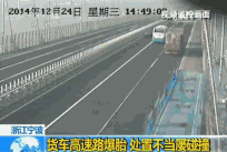 高速爆胎360度旋转，幸亏驾驶人系了它！