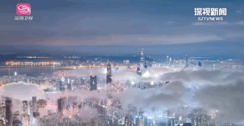 风起云涌！雨后的深圳刷屏！暴雨走了，冷空气带着雨来了...