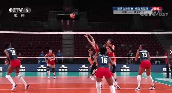 中国女排3-0击败多米尼加，锁定世界联赛总决赛资格