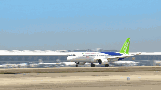 中国首款！国产大飞机C919在广西完成试飞！