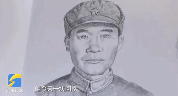 85岁老人寻亲未果跪拜烈士父亲画像，时隔74年父子俩终于“见面”了