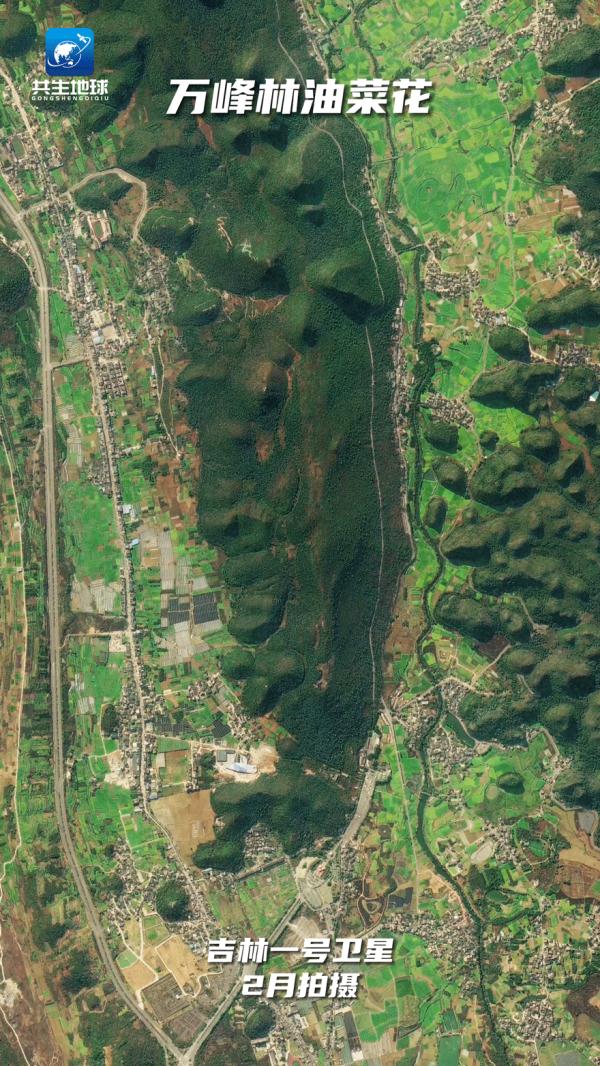 太空视角带你“瞰”春分时节的花开中国 太空视角带你“瞰”春分时节的花开中国