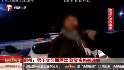 实习期酒驾？小伙驾驶资格被注销！| 春季守护行动