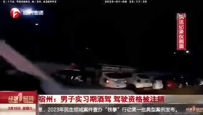 实习期酒驾？小伙驾驶资格被注销！| 春季守护行动