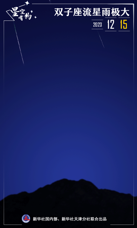 星空有约｜今冬最好看的流星雨要来啦！