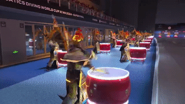 追光|“国潮”抢眼 情谊交织 西安跳水世界杯总决赛不只有冠军