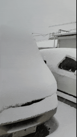 中午12点，天空突然“黑中发绿”！还有地方下起了大雪