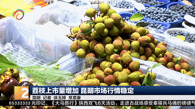 “荔枝减产”、“冻眠荔枝”登上热搜！昆明市场价格……